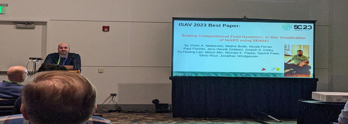 Best paper award at ISAV 2023